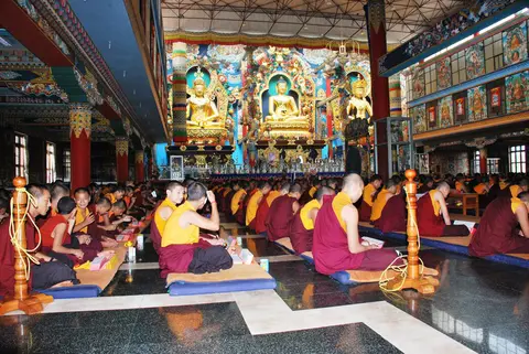 Namdroling Monastery Golden Temple